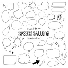 SPEECH BALLOON Illustrations Pack