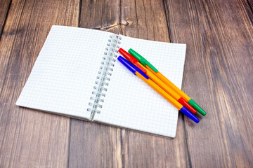 Ballpoint pens. Choice of handles. Colored pens. Ink pens for writing