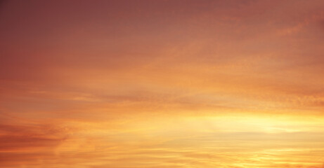 Naklejka na ściany i meble colorful sunset scenery - sky on fire