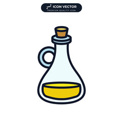 olive oil icon symbol template for graphic and web design collection logo vector illustration