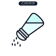 salt shaker icon symbol template for graphic and web design collection logo vector illustration