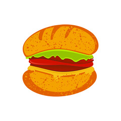 burger illustration vector design