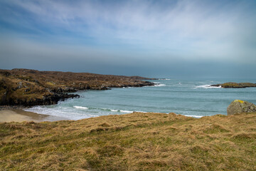 The North West Beach at MacChair Carnish on the west coast of the Isle of Lewis, Scotland