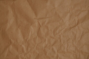 Crumpled wrapping paper, textured background.