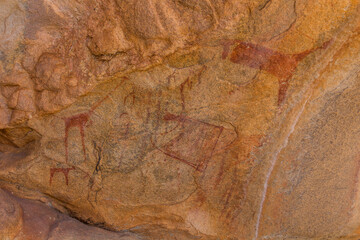View of Laas Geel rock paintings, Somaliland