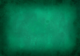 Abstract background. Elegant old green background with texture and dark vignette border, vintage grunge. Abstract concept green background with texture.