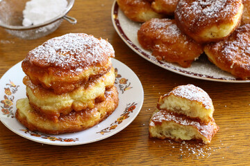 Homemade apple pancakes