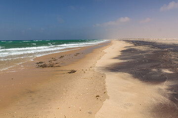 Sand beach in Berbera, Somaliland