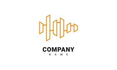 sound graphic logo spectrum template