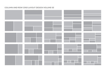 Column and Grid for Layout  Design purpose composition vol 03