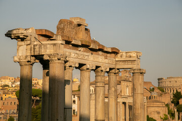 view of the roman forum