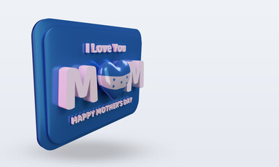 Fototapeta premium 3d mothers day Honduras flag rendering left view