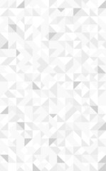 Geometric background texture. Light grey and white triangle vector. Seamless triangular pattern. Simple diamond geometry design