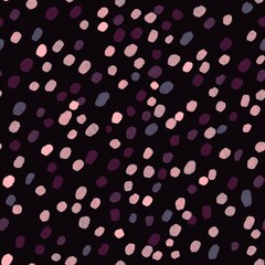 Seamless polka dots pattern for fabrics and textiles and packaging and gifts and cards and linens