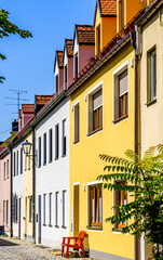 Naklejka premium historic building at the old town of Freising - bavaria