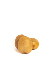 Kiwi fruit on white background, vitamins for your health