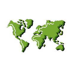 green earth continents