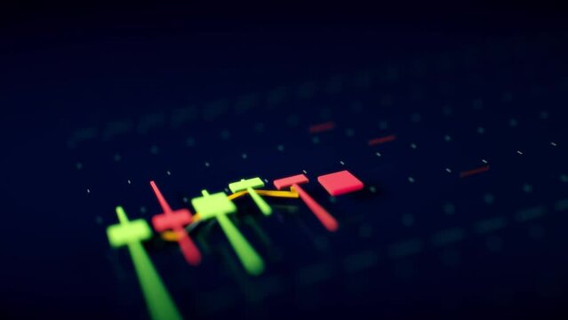 Candles Of The Stock Market, Price Falls
Falling Candlestick Pattern Animation.
4K ProRes Seamless Looping Ultra HD 3840x2160