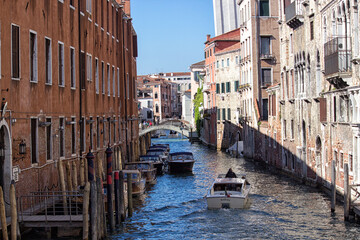 Venice bridge over canal