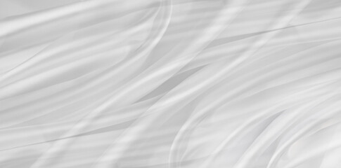 Obraz premium Close-up of rippled white silk fabric lines