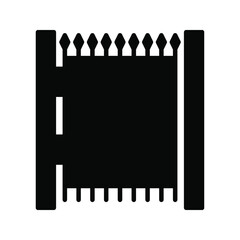 Gate icon. portal sign. vector illustration