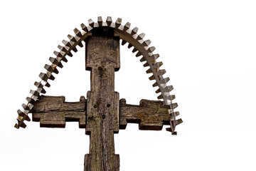 An orthodox  wooden cross 
