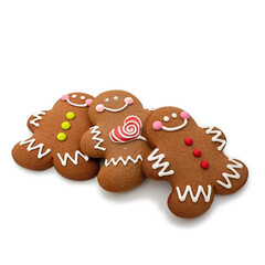 Gingerbread man with glaze ornament