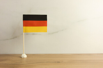 Flag of Germany on background with copy space