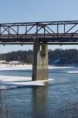 A Bridge over North Saskatchewan River