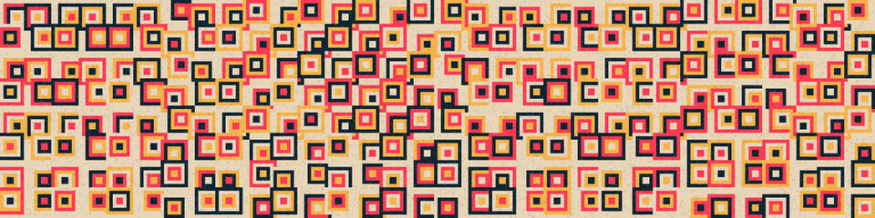 Abstract Geometric Pattern generative computational art illustration