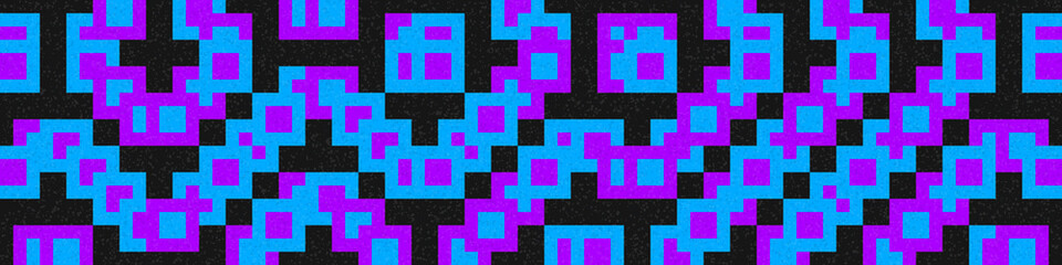 Abstract Geometric Pattern generative computational art illustration