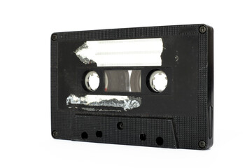 Obraz premium Vintage Cassette tape isolated on a white background