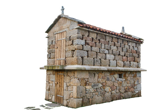 Horreo, traditional stone granary from Galicia