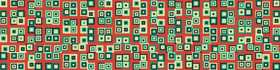Abstract Geometric Pattern generative computational art illustration