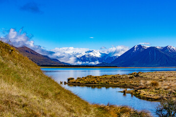 Mountain scenery in New Zealand