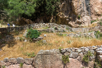 Ancient Greek archaeological site of Delphi, Central Greece