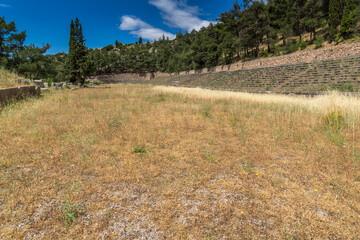Ancient Greek archaeological site of Delphi, Central Greece