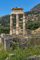 Ancient Greek archaeological site of Delphi, Central Greece