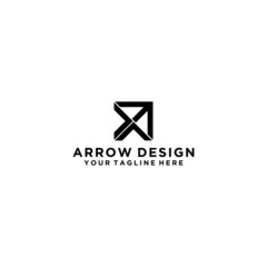 Arrow line creative logo design