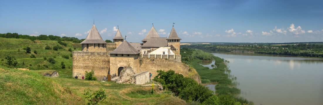 Khotyn fortress in Chernivtsi region of Ukraine