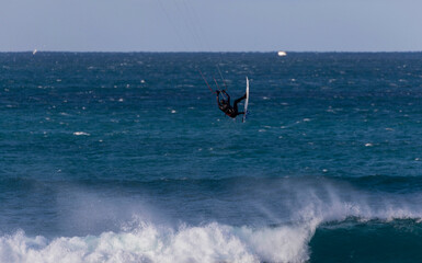 Obraz premium kitesurf