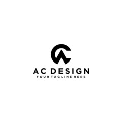 CA initial logo design