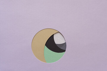 paper with circle holes (mauve)