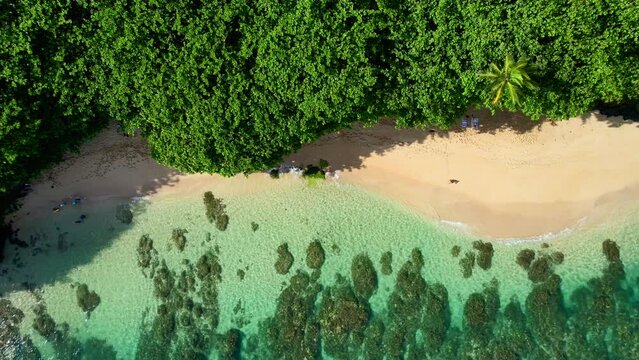 Paradise Beach Kauai Hideaways Reef Ariel Drone
