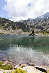 Pirin Mountain and Fish Banderitsa lake, Bulgaria