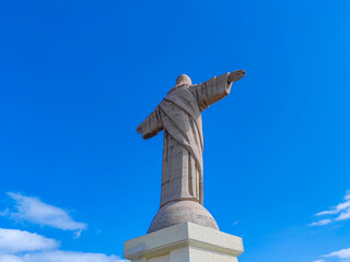 The Christ the King statue, Cristo Rei, also known as the Sacred Heart statue, is an Art Deco statue of Jesus Christ in Garajau, Madeira
