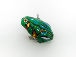 양철로 만든 80년대 태엽 방식의 완구