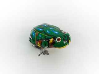 양철로 만든 80년대 태엽 방식의 완구