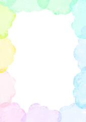 虹の雲フレーム