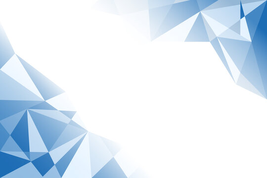 Vector abstract blue mosaic low poly background